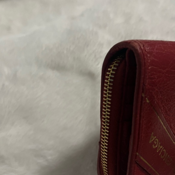 Authentic Red Balenciaga wallet - Picture 5 of 5